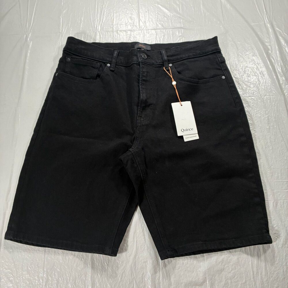 Quince Men’s 34 10’’ Inseam Warren Stretch Cotton Shorts Classic Chino  Preppy